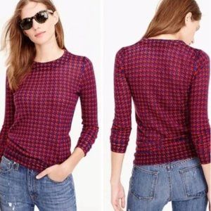 JCrew Tippi Houndstooth Sweater